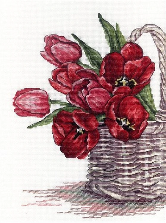 Flower Happiness SNV-520 Counted Cross-Stitch Kit