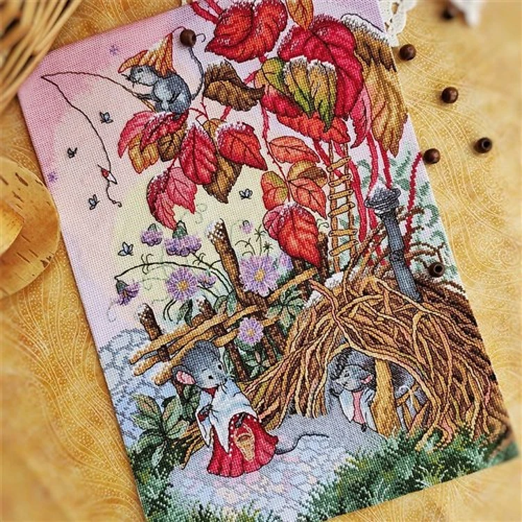 Autumn Morning SNV-628 Counted Cross Stitch Kit