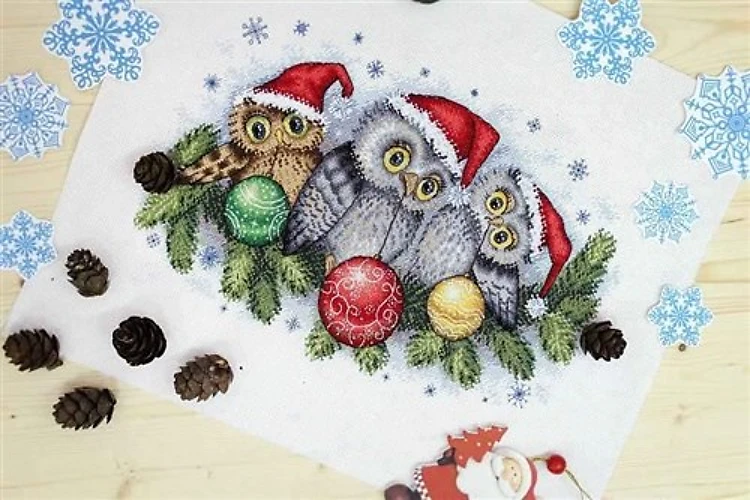 Christmas Helpers SNV-641 Counted Cross-Stitch Kit