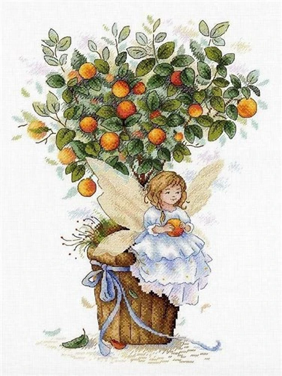 Orange Fairy SNV-652 Counted Cross Stitch Kit