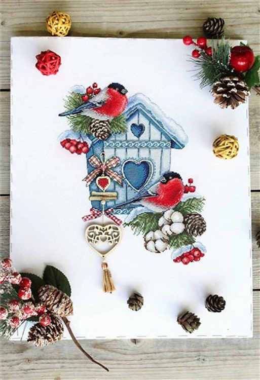 Frosty Nest SNV-714 Counted Cross Stitch Kit