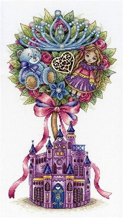 Girls Dream SNV-717 Counted Cross Stitch Kit