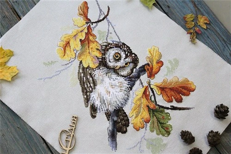 Owl Look SNV-725 Counted Cross Stitch Kit
