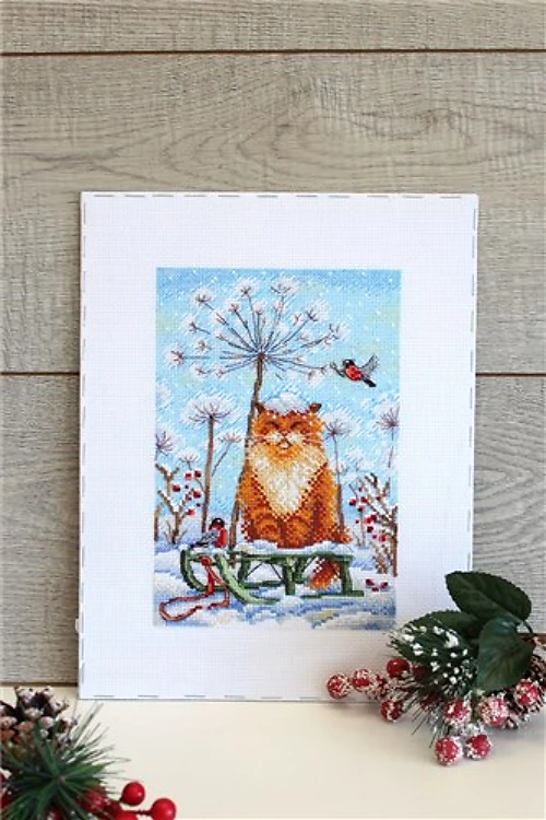Snow Hat SNV-751 Counted Cross Stitch Kit