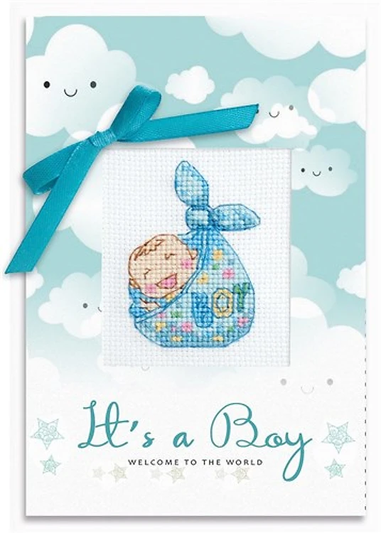 Post Card SP-110L Counted Cross-Stitch Kit