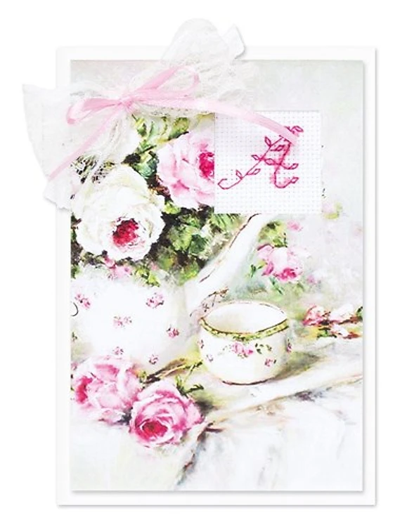 Post Card SP-89L Counted Cross-Stitch Kit