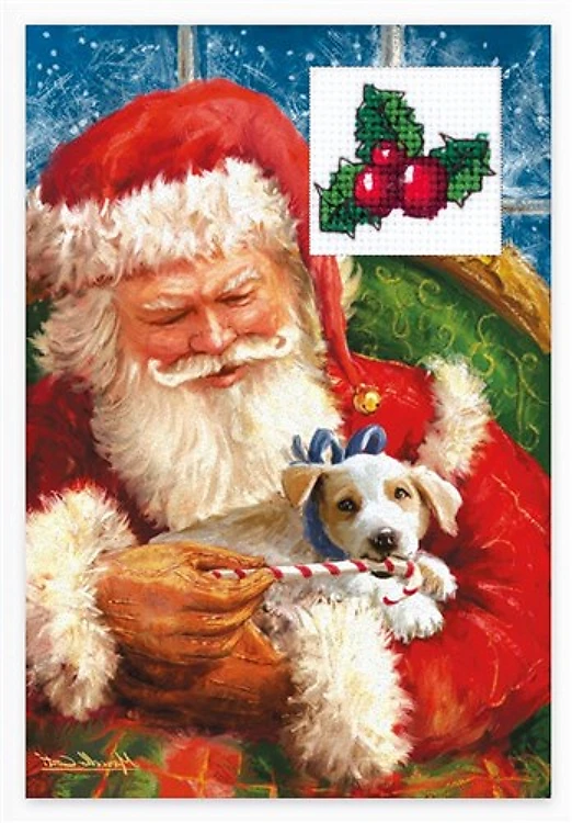 Post Card SP-98L Counted Cross-Stitch Kit