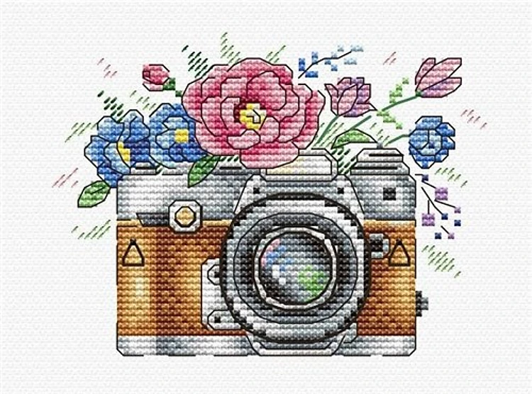 Photo Camera SV-255 Counted Cross-Stitch Kit