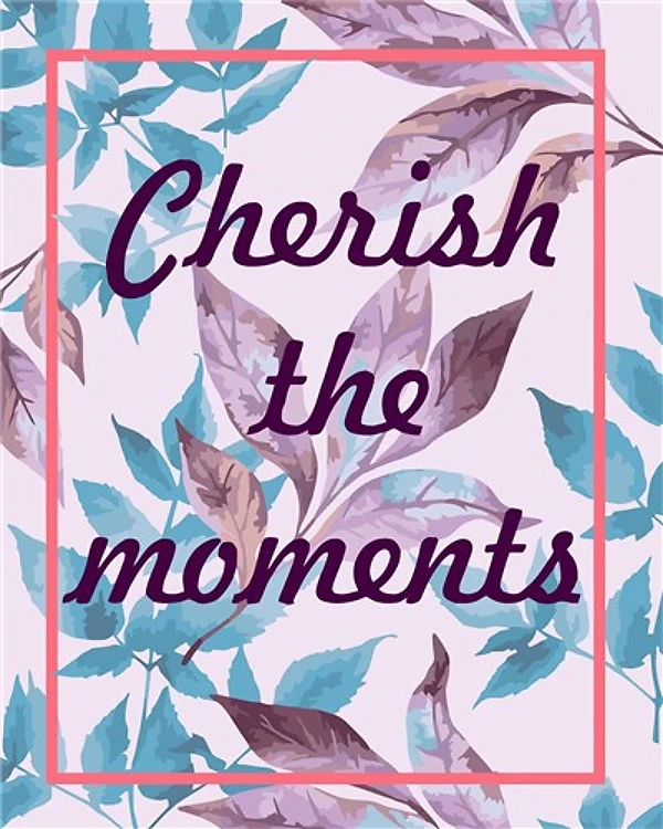 Painting by Numbers kit Crafting Spark Cherish the Moment T001 19.69 x 15.75 in