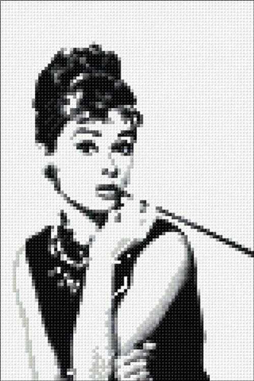 Audrey Hepburn WD132 7.9 x 11.8 inches