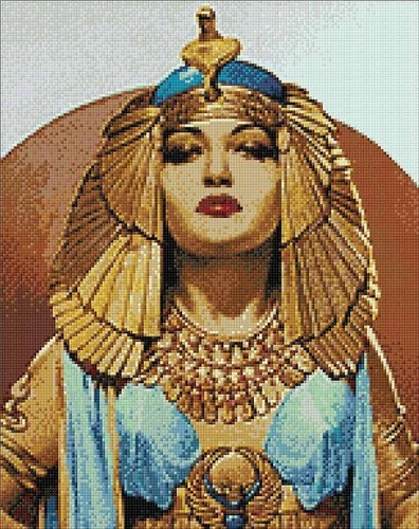Cleopatra WD137 14.9 x 18.9 inches Wizardi Diamond Painting Kit
