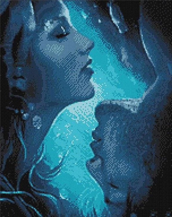 Submergence WD146 14.9 x 18.9 inches Wizardi Diamond Painting Kit