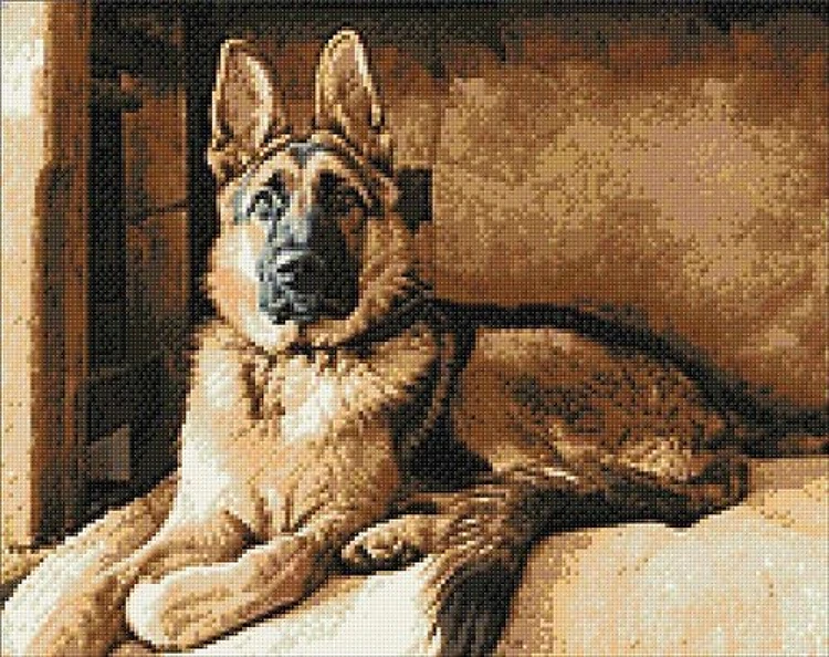 Shepherd WD184 18.9 x 14.9 inches Wizardi Diamond Painting Kit