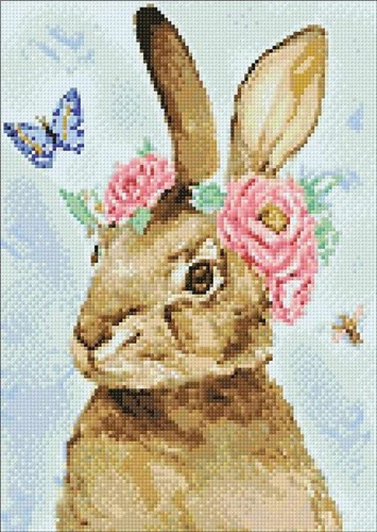 Easter Rabbit WD221 10.6 x 14.9 inches