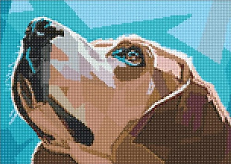 Watchful Dog CS2300 14.9 x 10.6 inches Crafting Spark Diamond Painting Kit