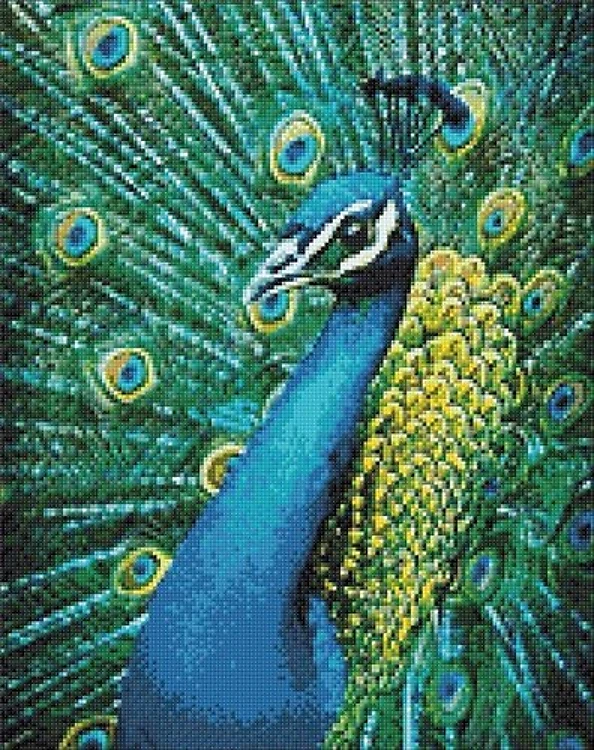 Peacock WD231 14.9 x 18.9 inches Wizardi Diamond Painting Kit