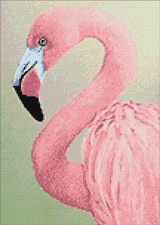 Pink Flamingo CS232 11.8 x 15.8 inches Crafting Spark Diamond Painting Kit