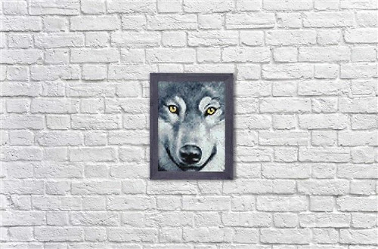 Wolf Look WD2361 5.9 x 7.9 inches Wizardi Diamond Painting Kit