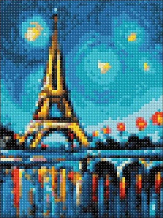 Paris Colours CS291 5.9 x 7.9 inches Crafting Spark Diamond Painting Kit