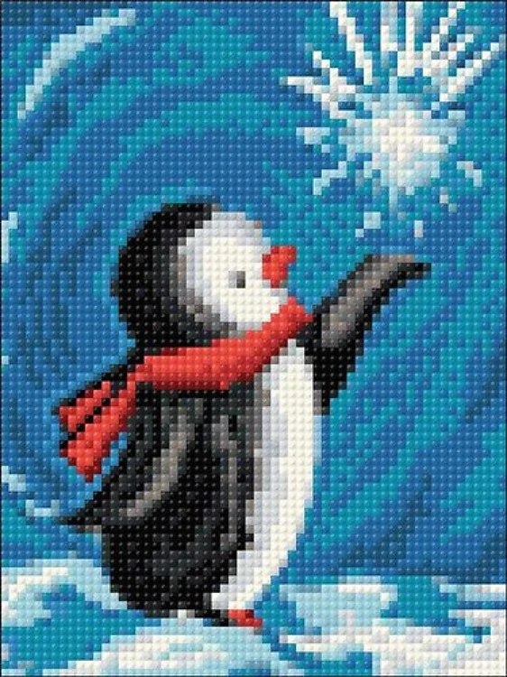Penguin CS306 5.9 x 7.9 inches Crafting Spark Diamond Painting Kit