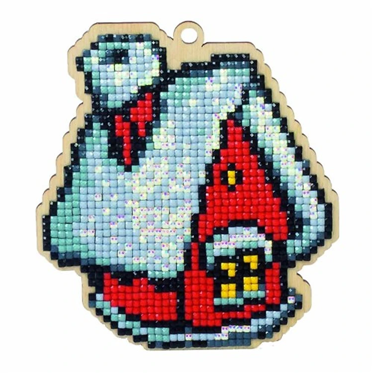 Winter House WWP116 Diamond Painting on Plywood Kit