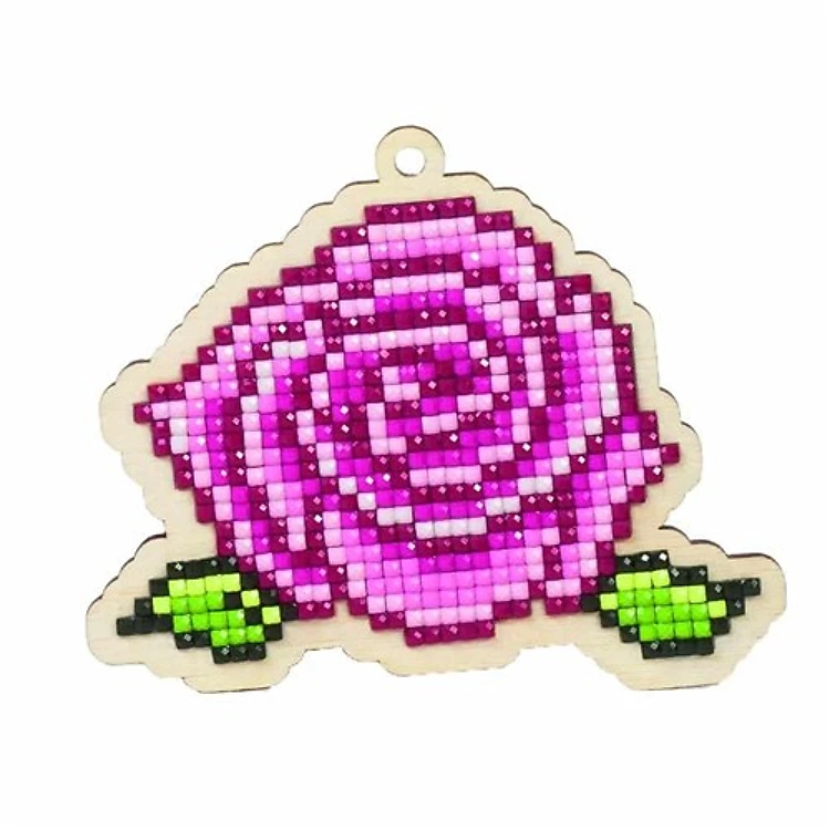 Rose WWP122 Diamond Painting on Plywood Kit