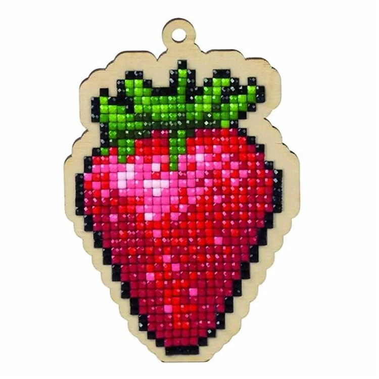 Strawberry WWP124 Diamond Painting on Plywood Kit