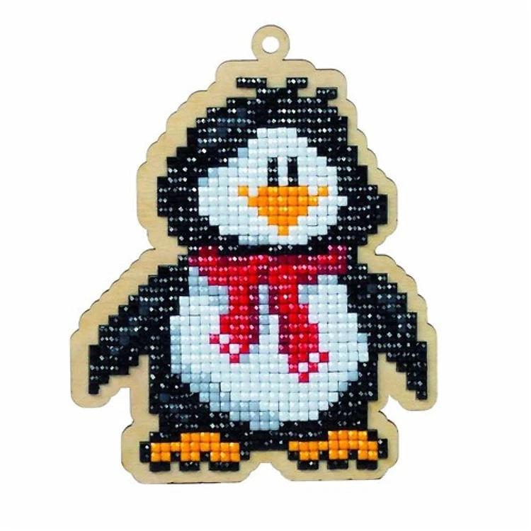 Penguin Willie WWP129 Diamond Painting on Plywood Kit