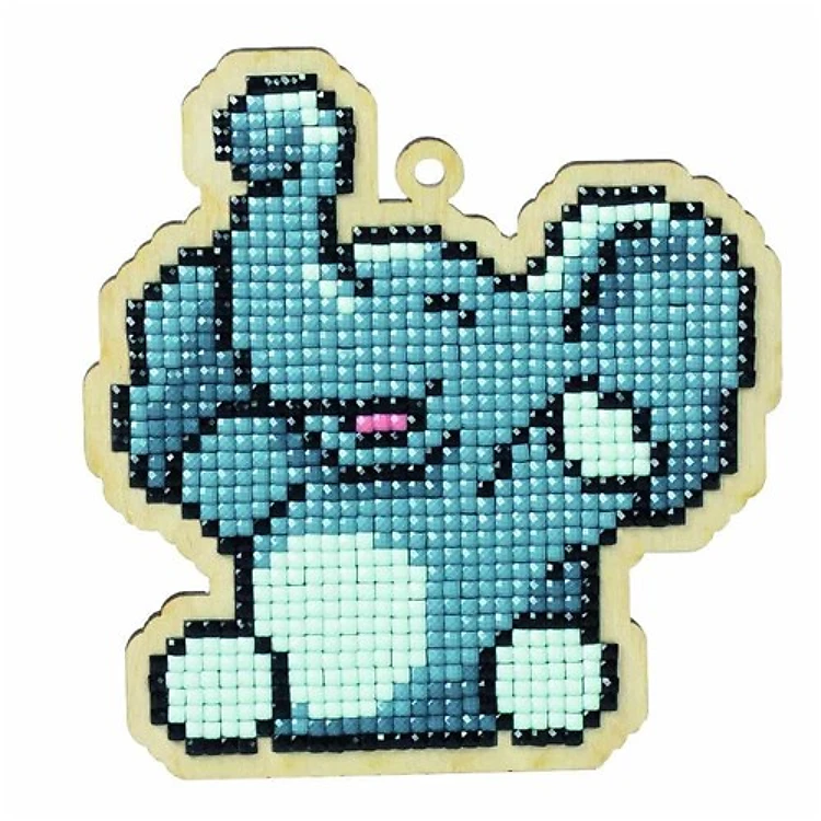 Elephant WWP131 Diamond Painting on Plywood Kit