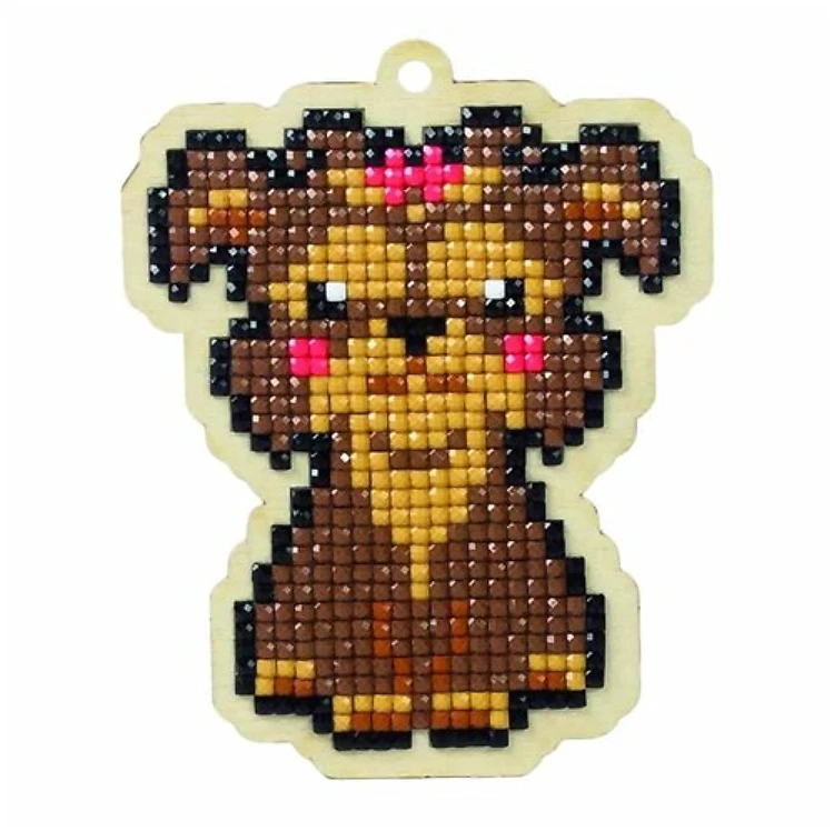 Dog Lady WWP134 Diamond Painting on Plywood Kit