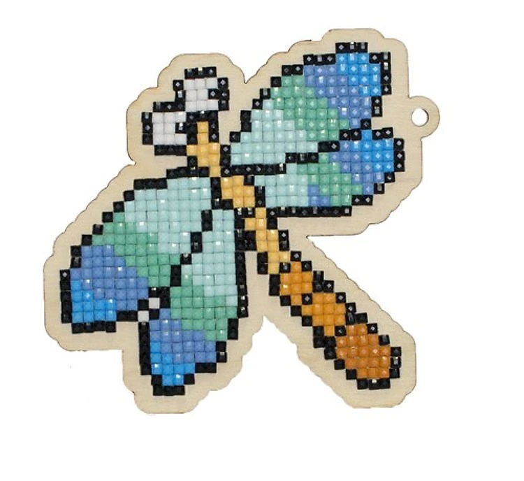 Dragonfly WWP196 Diamond Painting on Plywood Kit