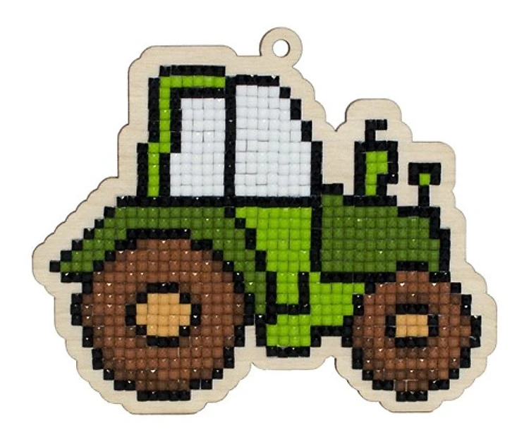 Tractor WWP198 Diamond Painting on Plywood Kit