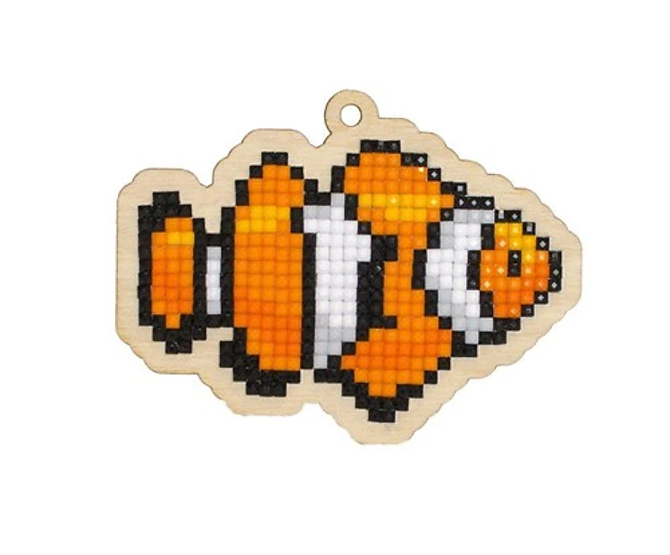 Clown Fish WWP260 Diamond Painting on Plywood Kit