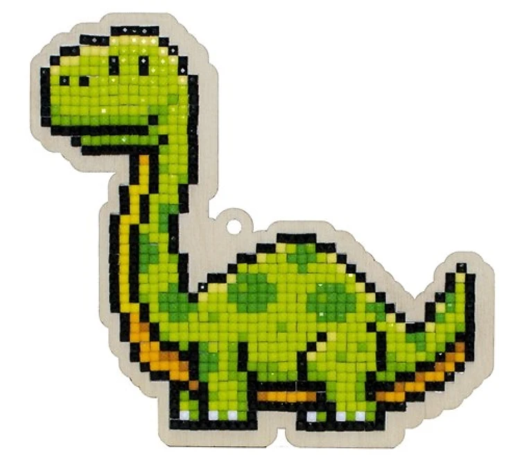 Dinosaur Vega WWP290 Diamond Painting on Plywood Kit