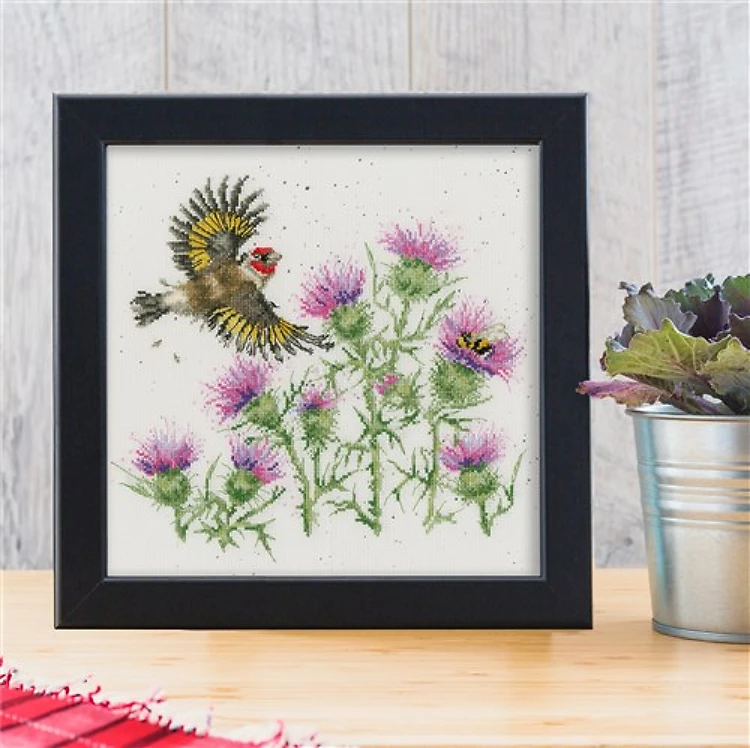 Feathers And Thistles XHD133 Counted Cross Stitch Kit