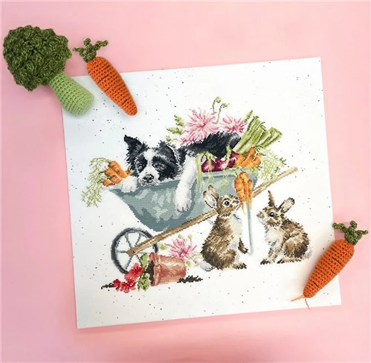Sleeping On The Job XHD134 Counted Cross Stitch Kit